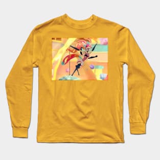 Bee-Lzebub's Cotton Candy Party Long Sleeve T-Shirt